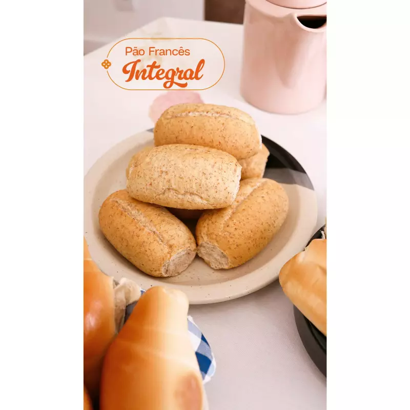 Pão - Francês Integral-300g - 6 Un.
