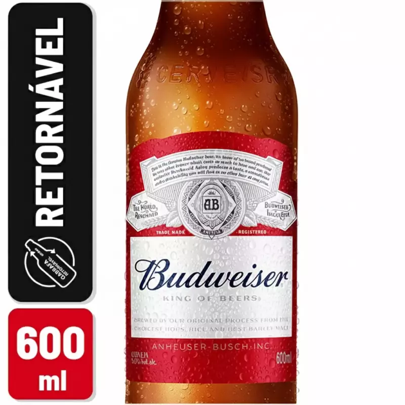 Cerveja Budweiser Retornável 600ml