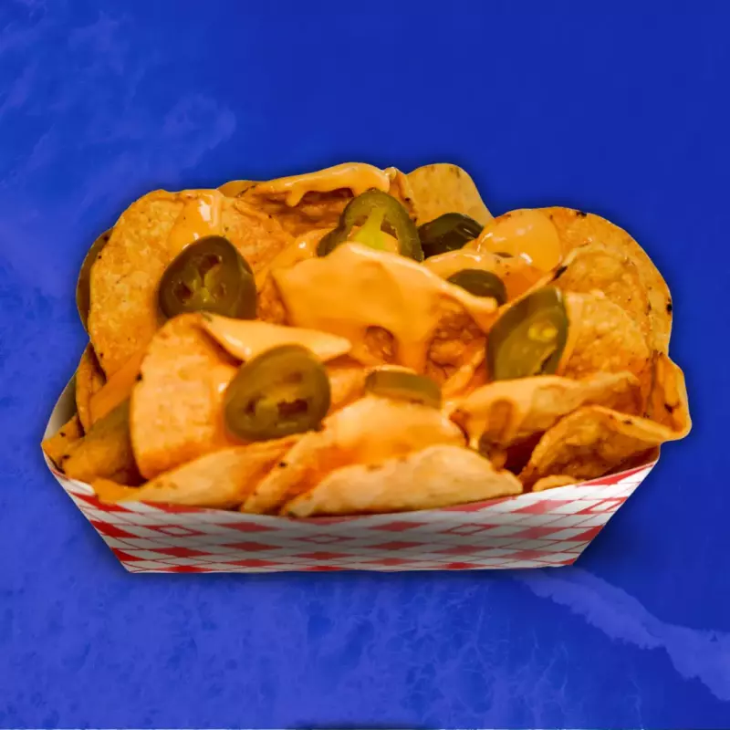 Nachos with Cheese and Jalapenos
