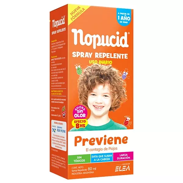 Nopucid Repelente Spray x 80 ml.
