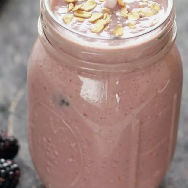 Batido de frutos rojos