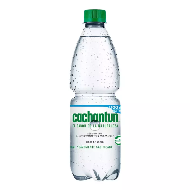 Agua Cachantun light gas 600c.c