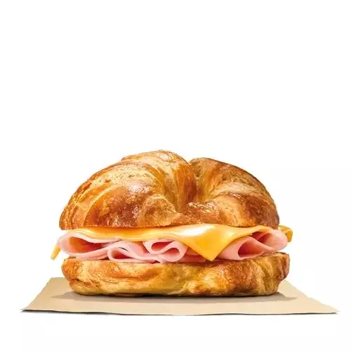 Croissant jamón & queso