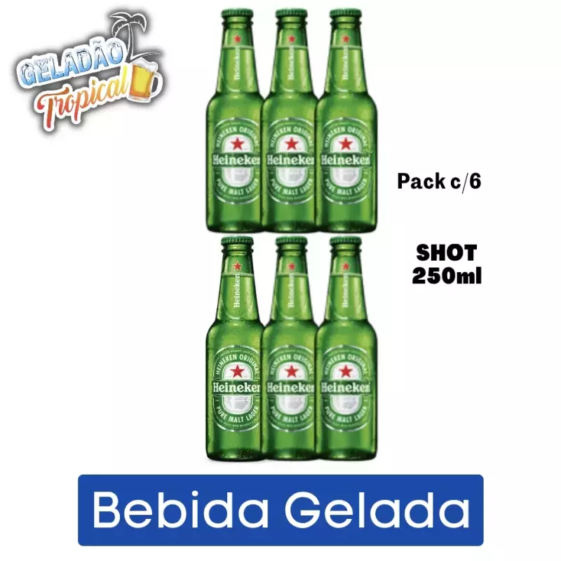 Cerveja Heineken Shot Pack c/6
