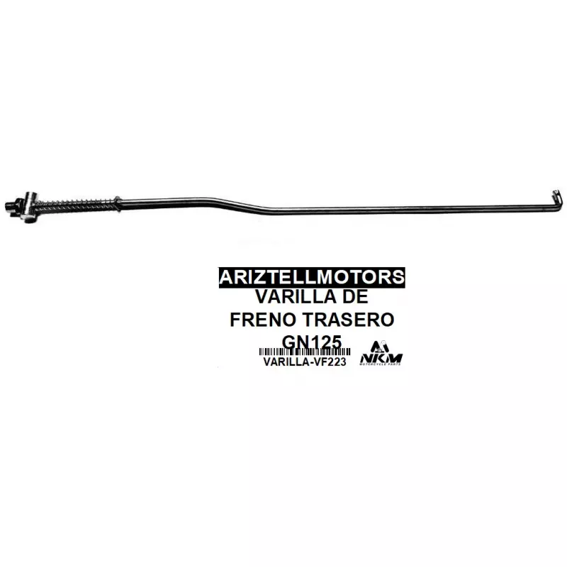 VARILLA DE FRENO TRASERO GN125