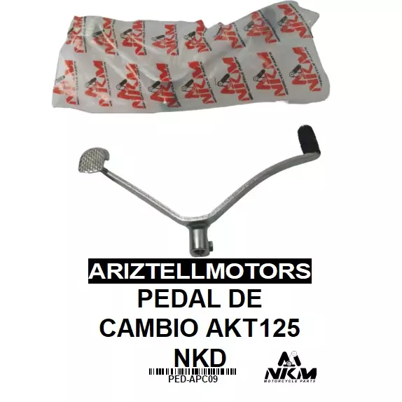 PEDAL CAMBIO AKT125 NKD