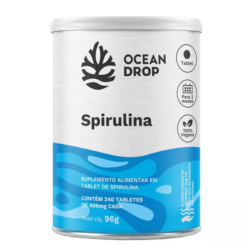 Spirulina - Ocean Drop; 240 Cáps.