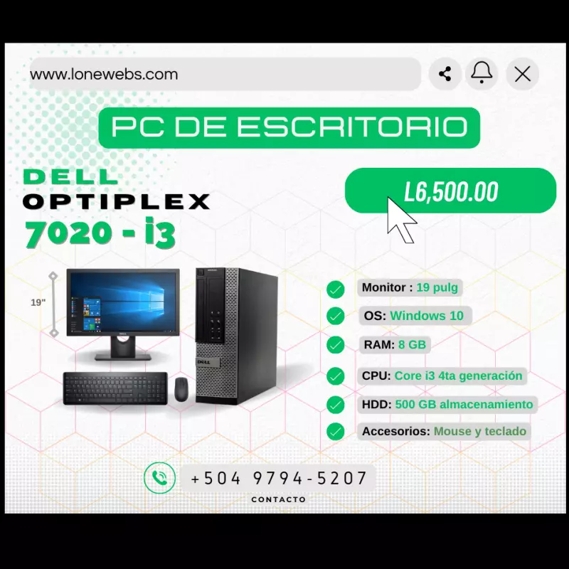 Dell Optiplex 7020 - i3