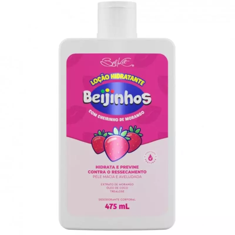 HIDRATANTE BEIJINHOS MORANGO 475ML