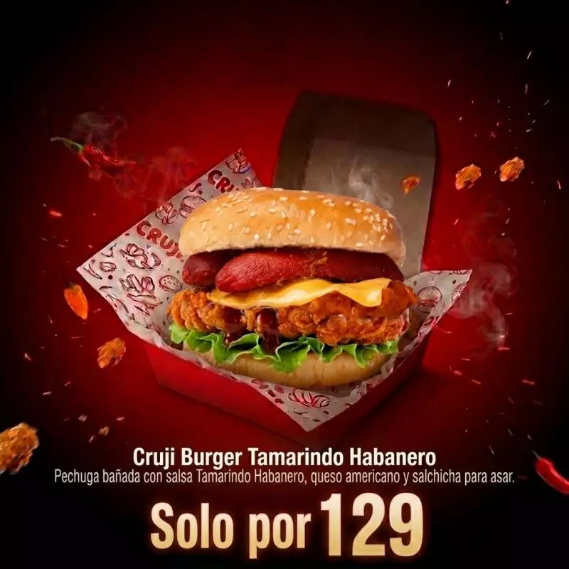 Cruji Burger Tamarindo Habanero 🌶️