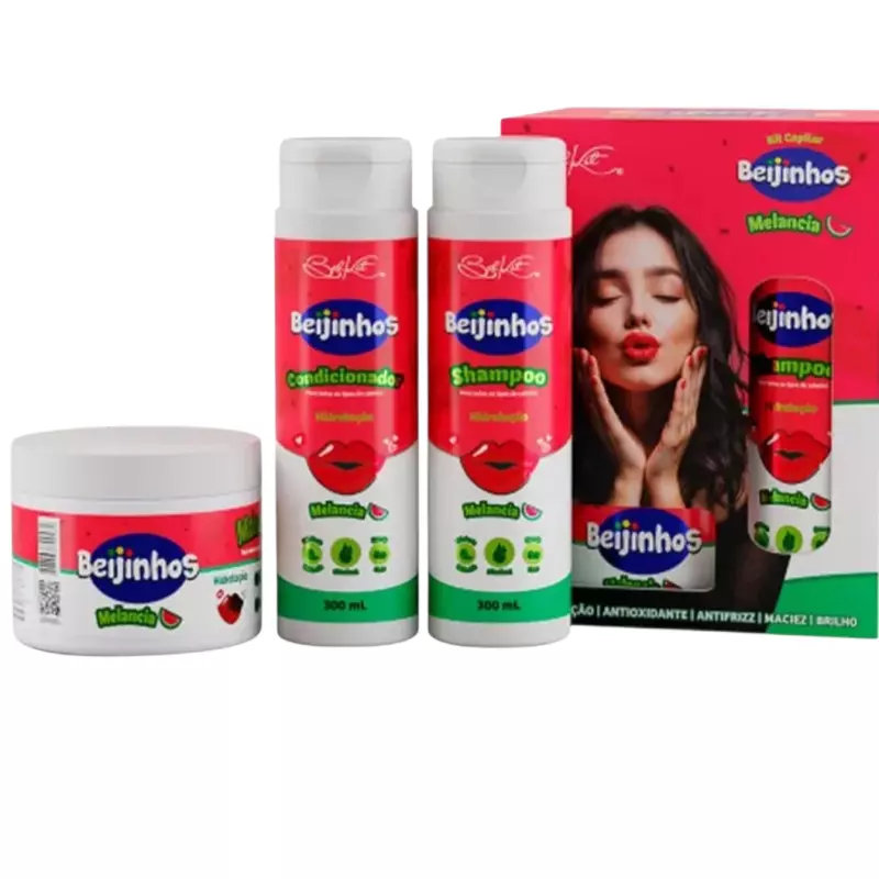 KIT CAPILAR BEIJINHOS MELANCIA 3X1