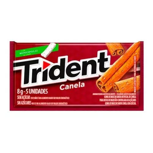 Chiclete Trident sabor Canela 8g