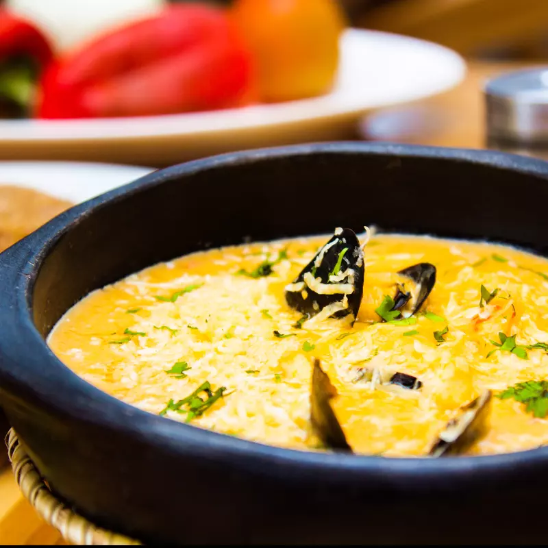 Cazuela de mariscos