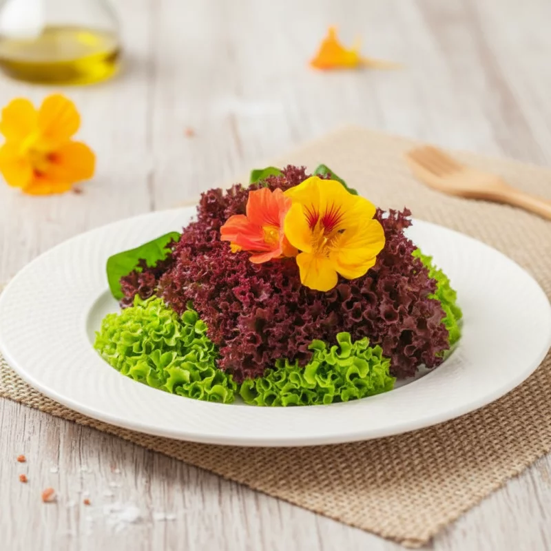 Mix lechugas y 1 Flor comestibx450gr