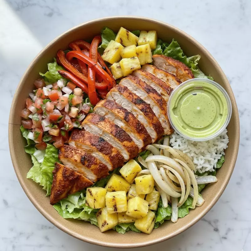 Lunes 11 Mayo - Chicken Pastor Bowl