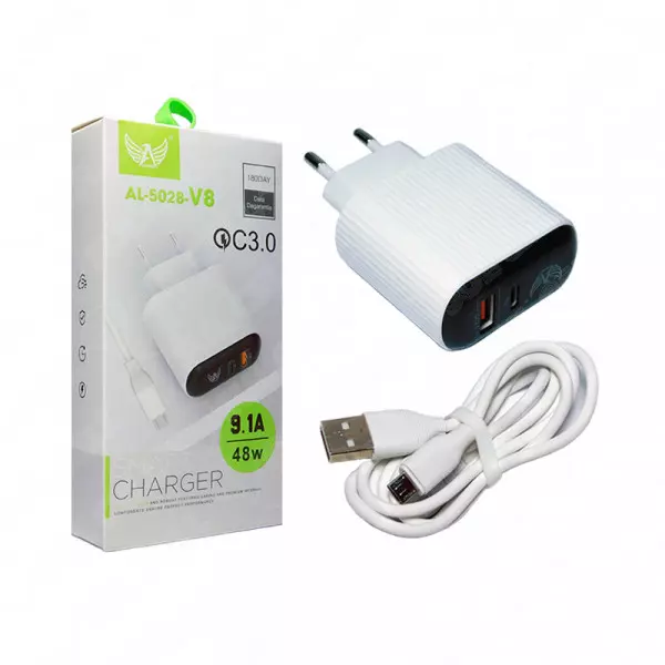 CARREGADOR TURBO 9.1A 48W AL-5028