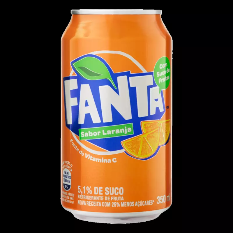 Refrigerante fanta laranja lata 350