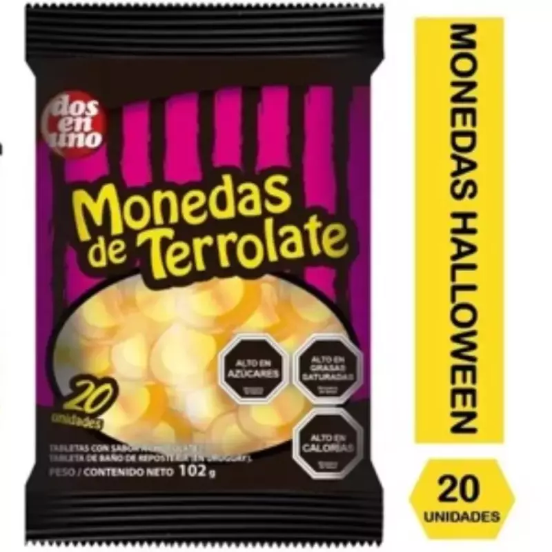 Monedas de terrolate 20unidadea