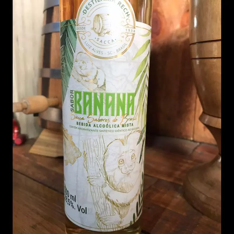 Cachaça saborizada - Banana - 500ml