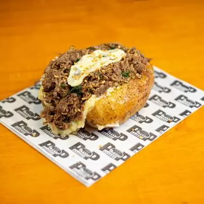 Costela com Mussarela e Alho frito