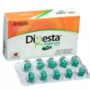 DIGESTA 250MG 20 CAPSULAS