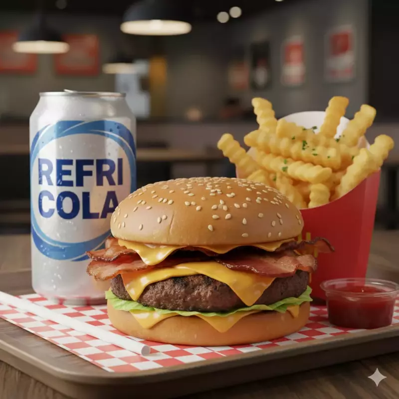 Chesse Bacon + Fritas + Refri Lata