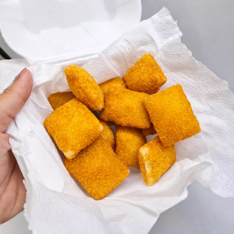 Crispy de queijo gouda