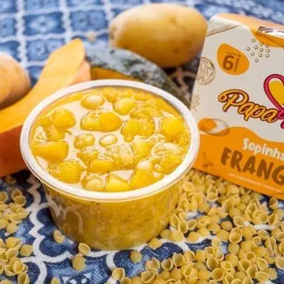 Frango c/ macarrão +6m