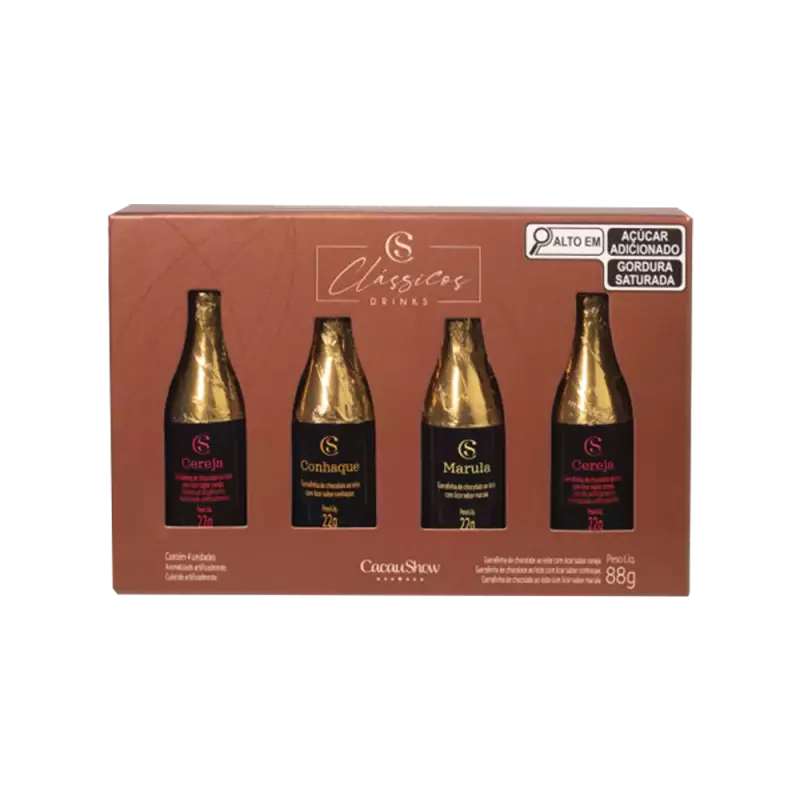 Caixa Garrafinhas Clássicos 88g