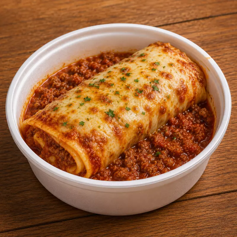 Panqueca a bolonhesa