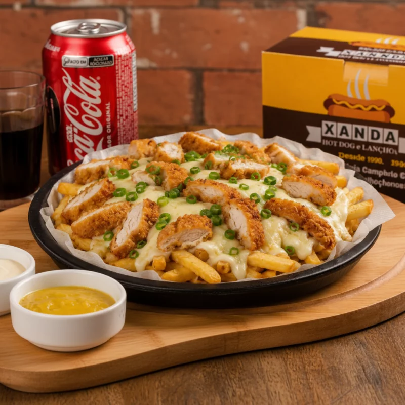 BATATA COM QUEIJO E FRANGO AMILANESA
