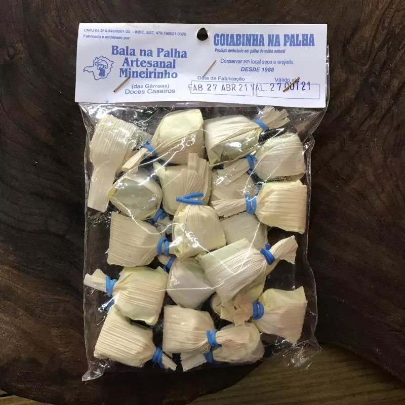 Bala na Palha de goiabinha
