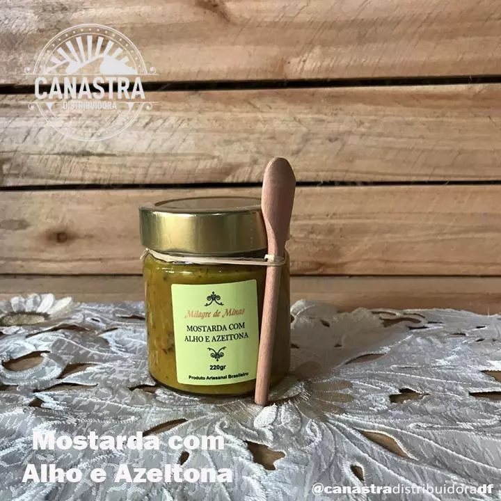 Mostarda com Alho e Azeitona