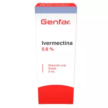 IVERMECTINA 0.6% GOTAS 5ML