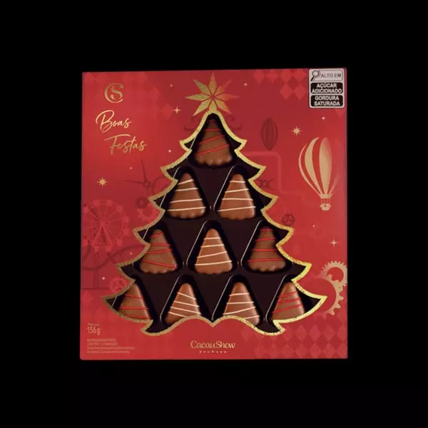 Caixa de Bombons de Natal 156g