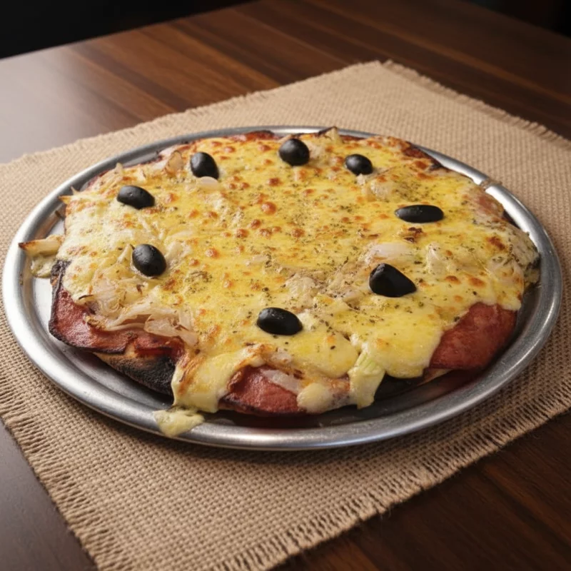 Fugazzeta Clasica C/Jamon