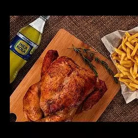 1 pollo + helado + gaseosa