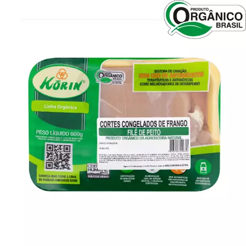 Filé de Peito Orgânico 600g