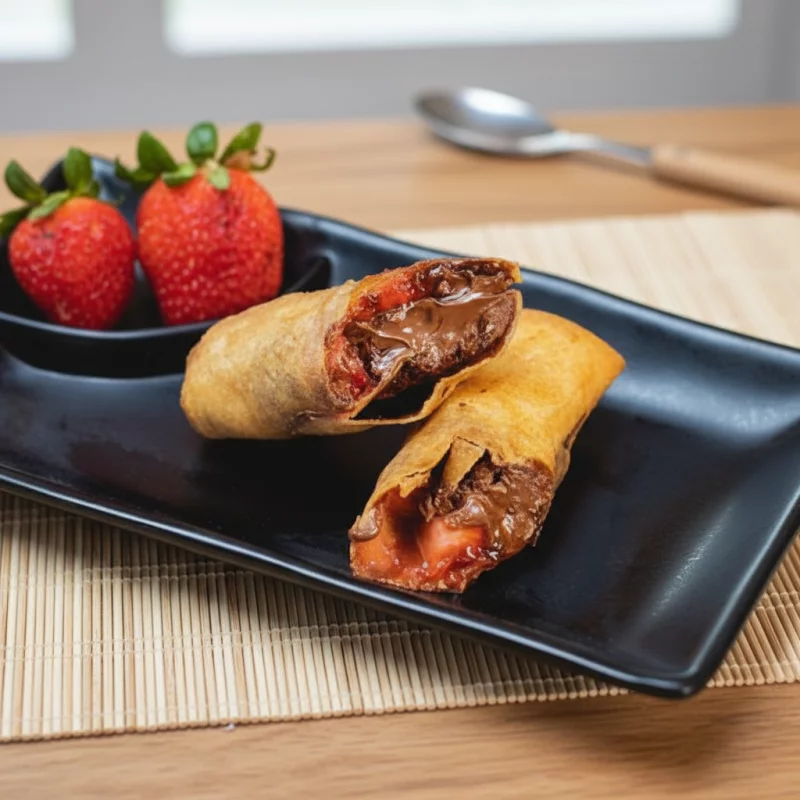 Harumaki Morango e Nutella