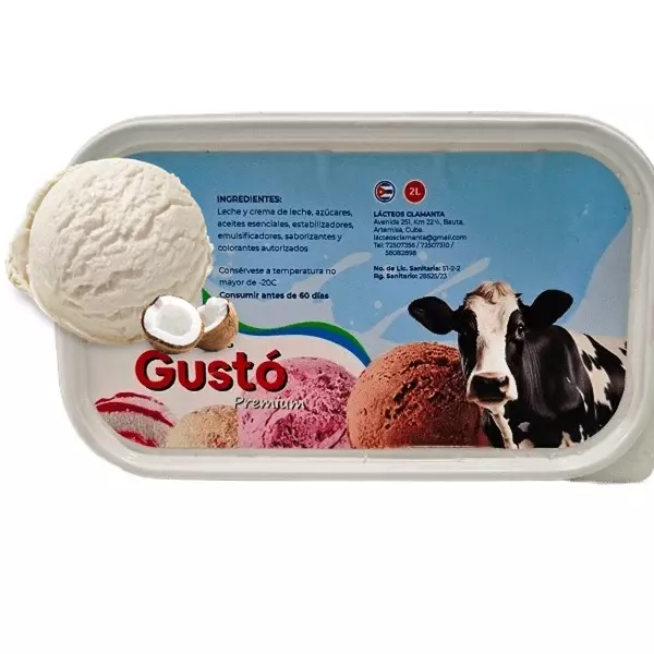 Helado de Coco 2L