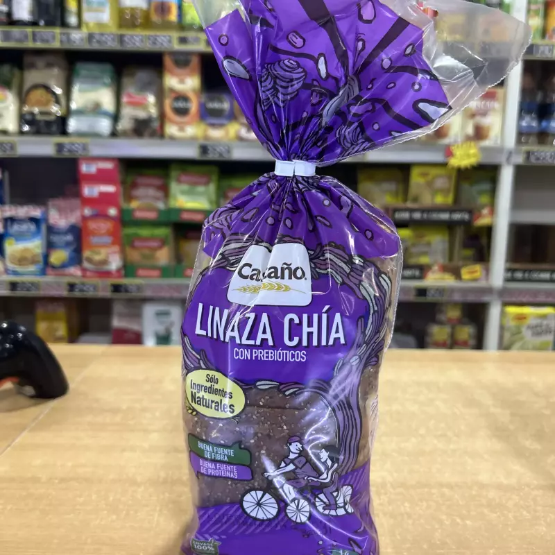 Pan linaza chía 400grs