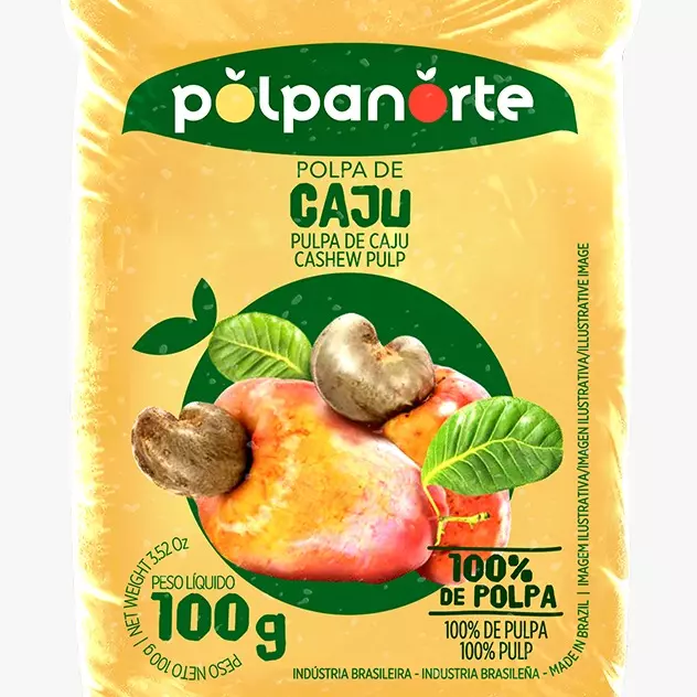 Polpa de Caju Polpanorte 100g