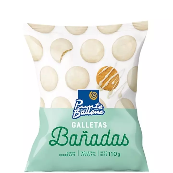 GALLETAS BAÑADAS CHOCO BLANCO X 110g