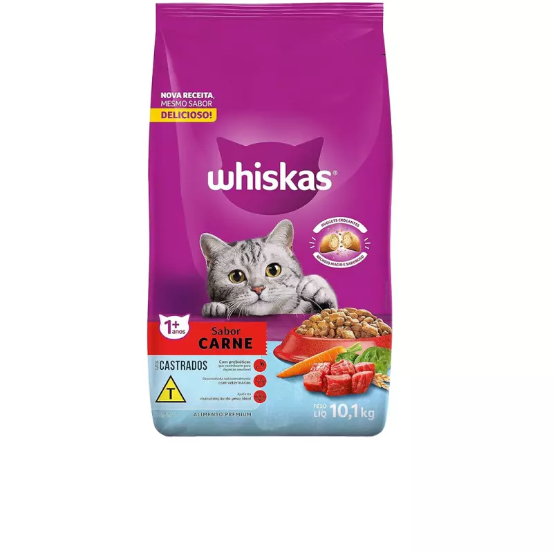 Whiskas Adulto Castrados Carne