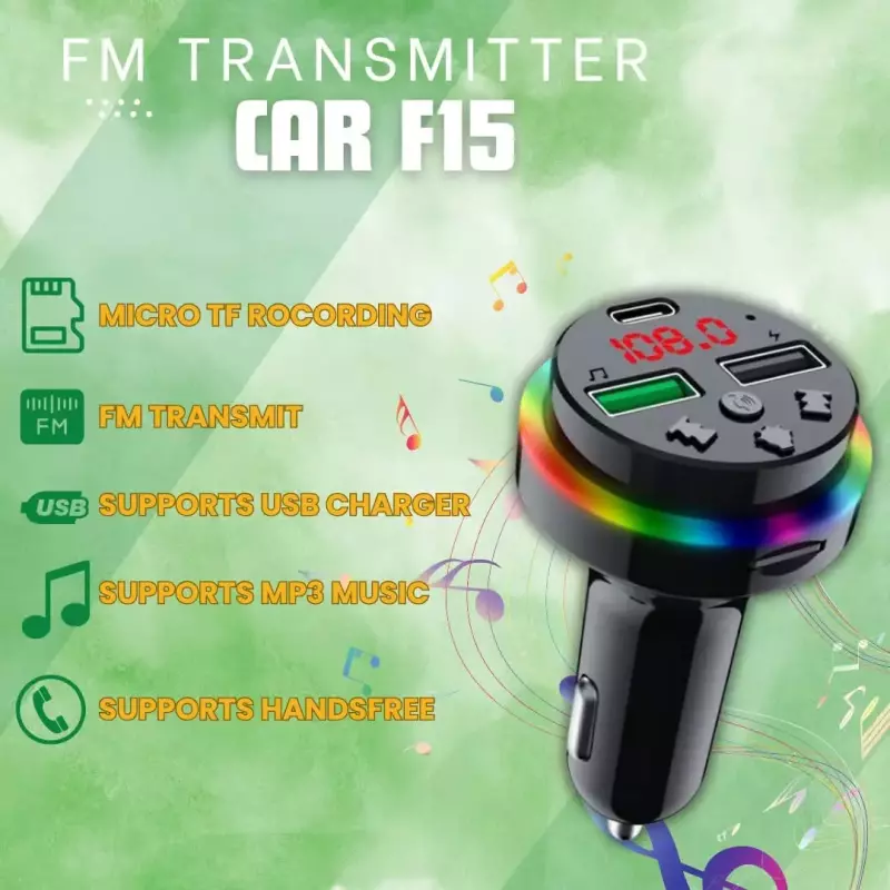 CARGADOR DE CEL PARA CARRO C/ MP3
