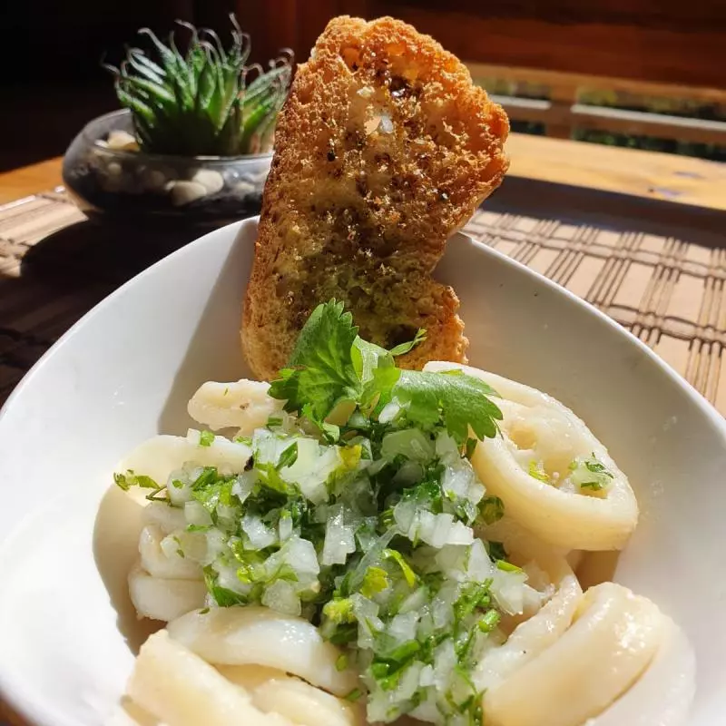 Calamar en Salsa Verde