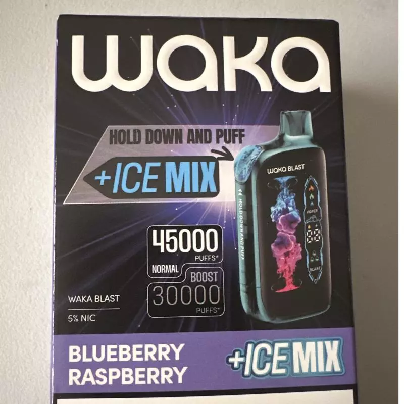 Waka- Blueberry Raspberry + ice 🫐🍒
