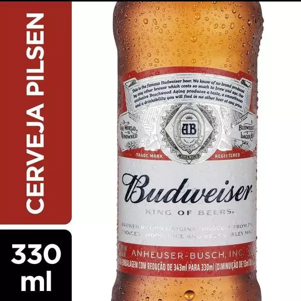 Budwiser long Neck 330ml