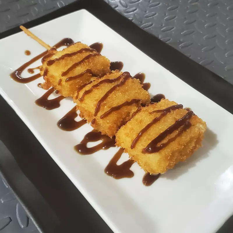 Brocheta de camarón