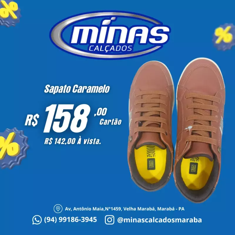 Sapato Caramelo RF:46928